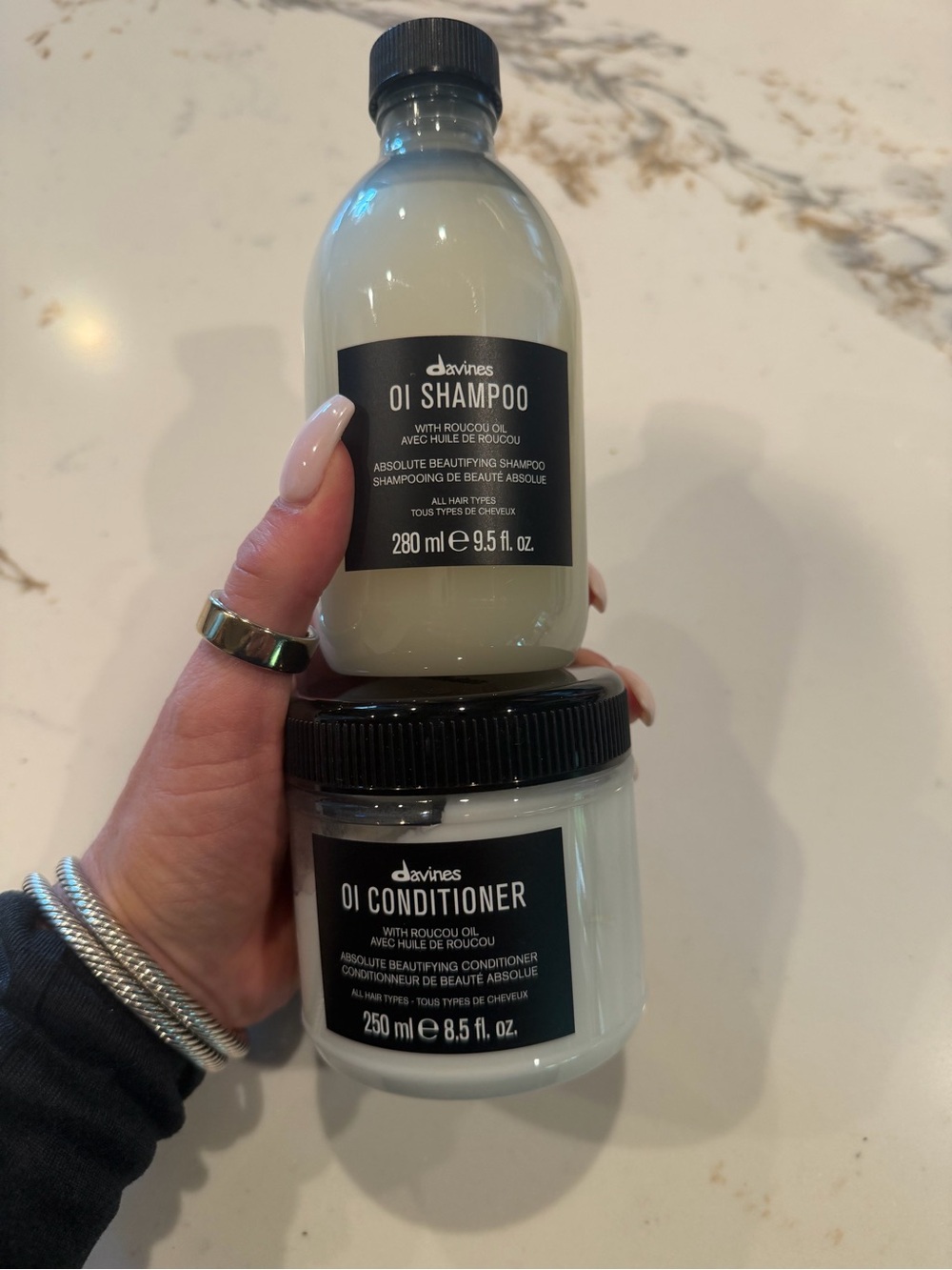 Davines OI Shampoo & Conditioner Set